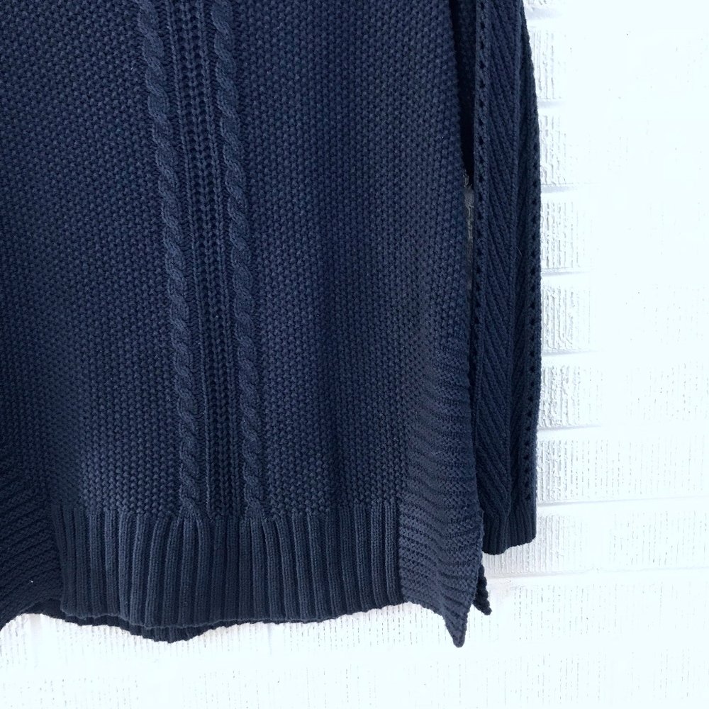 Cabi S Sweater Cowl Neck Cable Knit Chunky #3168 - Picture 6 of 6